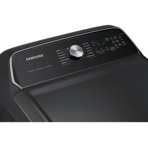 Samsung 27 in. 7.4 cu. ft. Smart Electric Dryer with Sensor Dry, Sanitize & Steam Cycle - Brushed Black, Brushed Black, hires