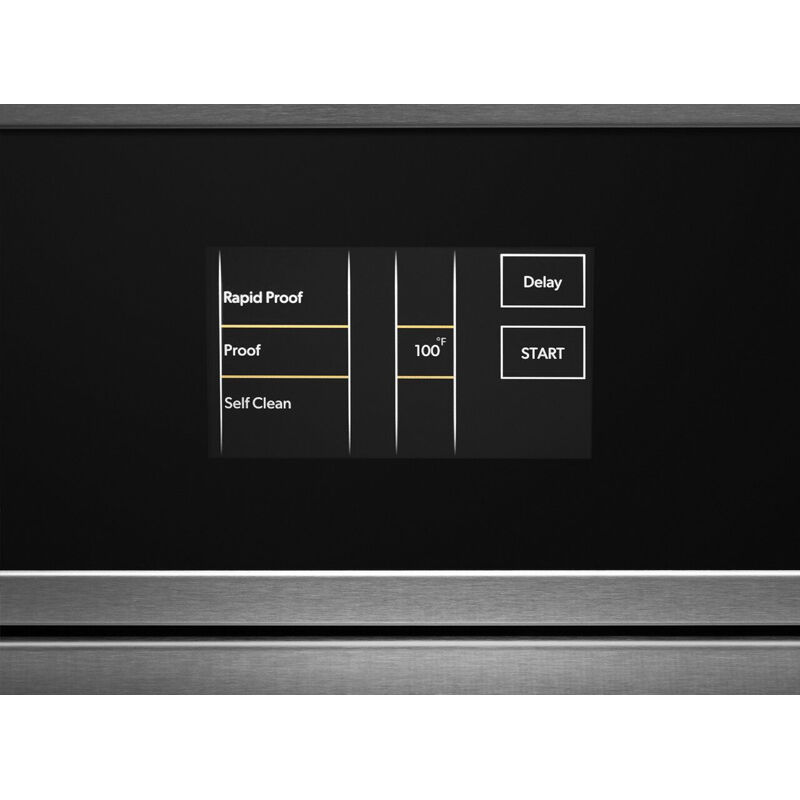 JennAir 30 in. 10 cu. ft. Electric Double Wall Oven with Standard Convection & Self Clean - Floating Glass Black, , hires