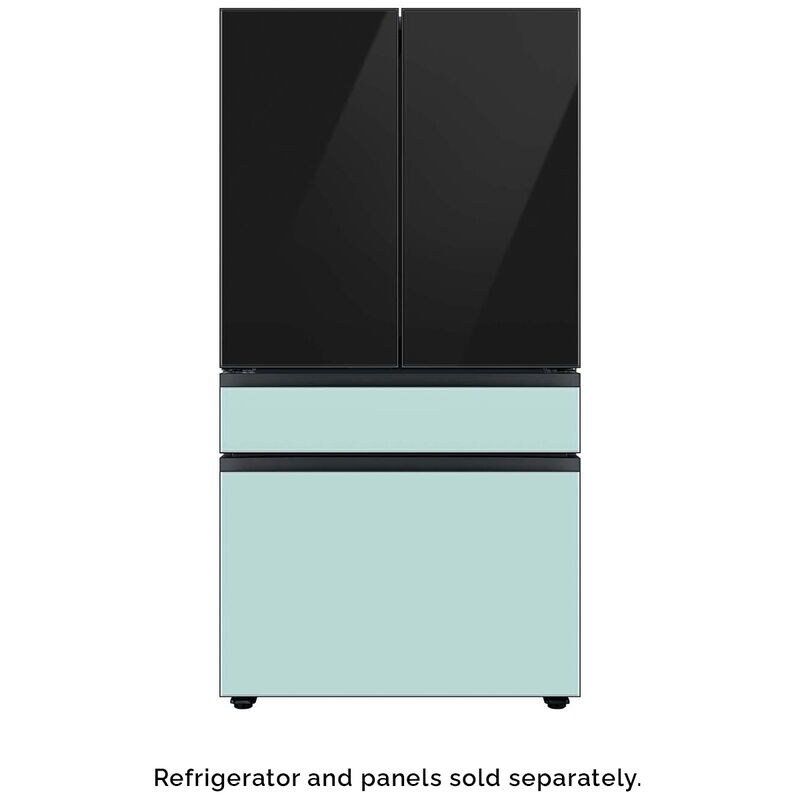 Samsung BESPOKE 4-Door French Door Middle Panel for Refrigerators - Morning Blue Glass, , hires