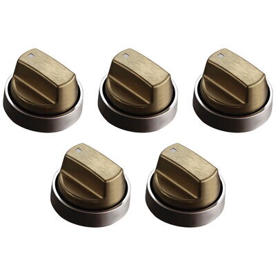 Wolf Brushed Brass Knob Kit for 36" Professional Gas Cooktop - No Charge Option | 9056365