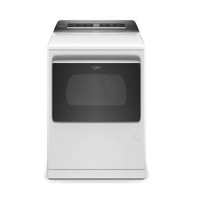Whirlpool 27 in. 7.4 cu. ft. Smart Gas Dryer with Sensor Dry, Sanitize & Steam Cycle - White | WGD7120HW