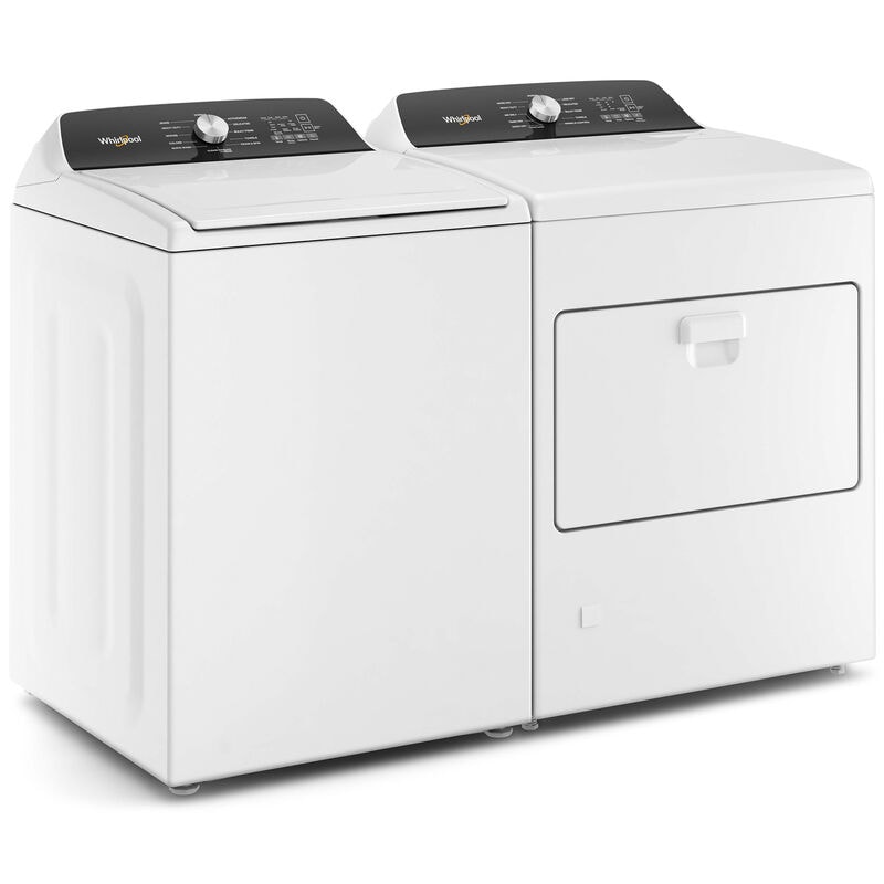 Whirlpool 29 in. 7.0 cu. ft. Top Loading Gas Dryer with 11 Dryer Programs, 1 Dry Options, Wrinkle Care & Sensor Dry - White, , hires