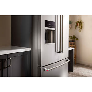 KitchenAid 36 in. 27 cu. ft. French Door Refrigerator with Ice & Water Dispenser - Stainless Steel with PrintShield Finish, Stainless Steel with PrintShield Finish, hires