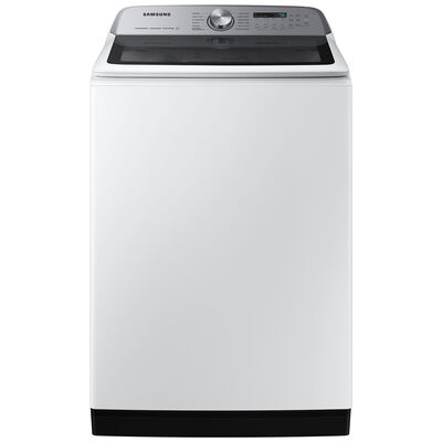 Samsung 27 in. 5.5 cu. ft. Smart Top Load Washer with Super Speed Wash - White | WA55CG7100AW