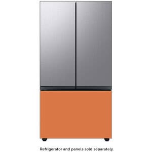 Samsung BESPOKE 3-Door French Door Top Panel for Refrigerators - Stainless Steel, , hires