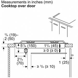 Bosch 300 Series 36 in. 5-Burner Natural Gas Cooktop with Simmer Burner & Power Burner - Stainless Steel, , hires