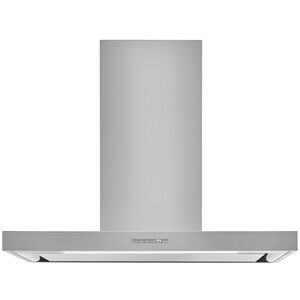 JennAir 36 in. Convertible Chimney Style Range Hood with 585 CFM, 3 Fan Speeds & 1 LED Light - Stainless Steel, , hires