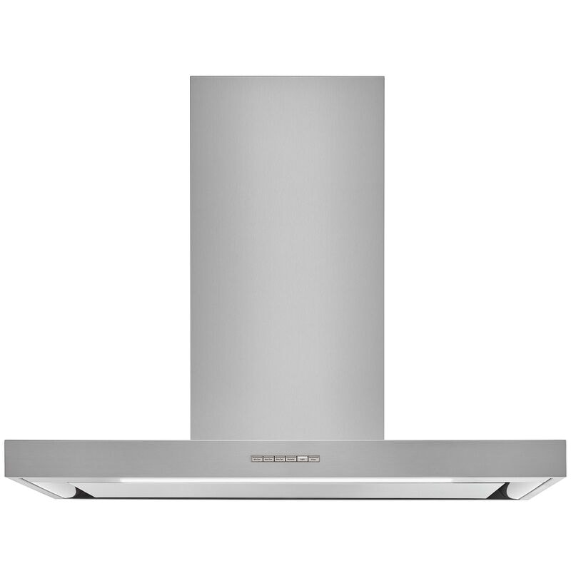 JennAir 36 in. Convertible Chimney Style Range Hood with 585 CFM, 3 Fan Speeds & 1 LED Light - Stainless Steel, , hires