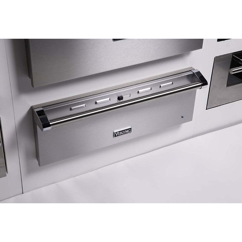 Viking 5 Series 27 in. 1.4 cu. ft. Warming Drawer with Variable Temperature Controls & Electronic Humidity Controls - Stainless Steel, , hires