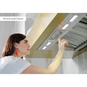 Thermador Professional Series 60 in. Smart Ducted Standard Style Range Hood with 4 Fan Speeds & 4 LED Lights - Stainless Steel, , hires