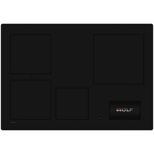 Wolf Contemporary Series 30 in. 4-Burner Induction Cooktop with Simmer Burner - Black, , hires