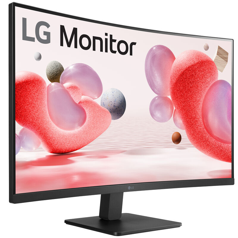 LG 32 in. FHD Curved 100Hz Monitor with FreeSyn - Black, , hires