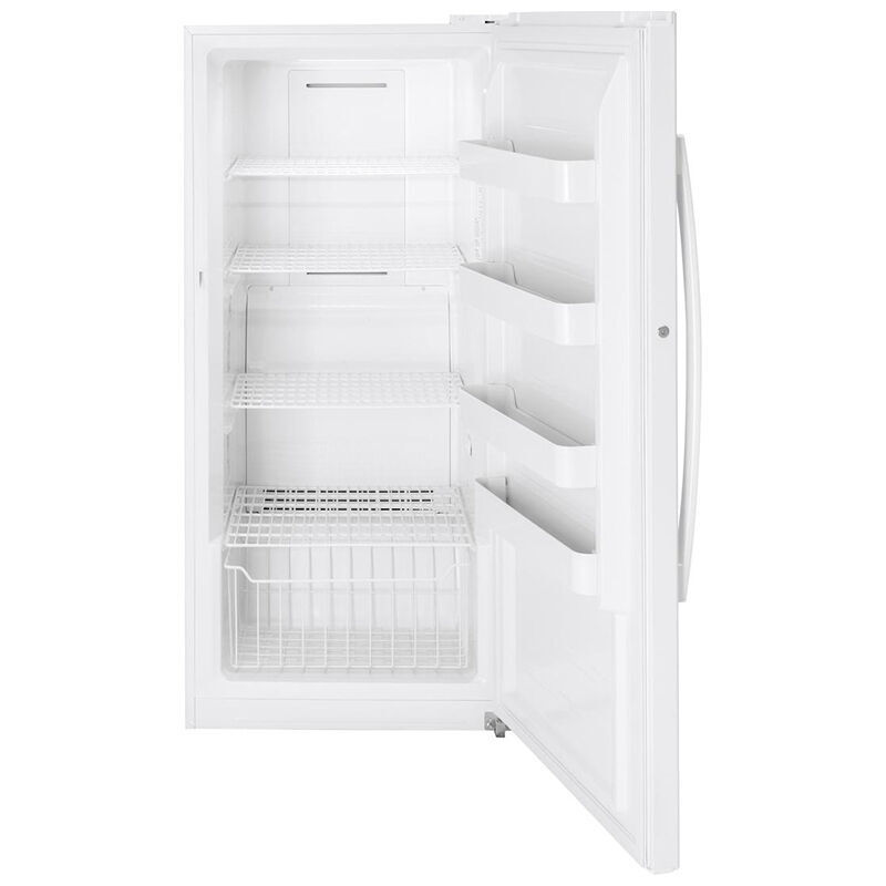 GE 28" 14.1 Cu. Ft. Upright Freezer with Digital Control - White, , hires