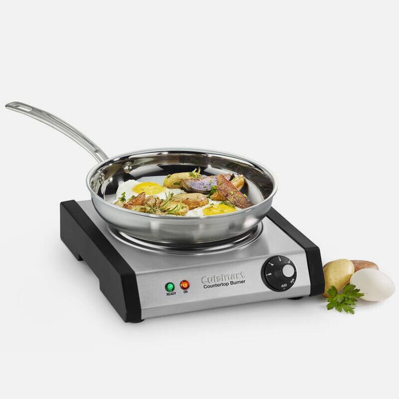 Cuisinart Countertop Single Burner - Brushed Stainless Steel, , hires