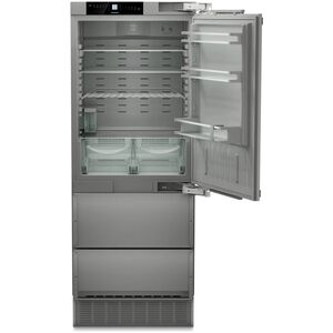 Liebherr 30 in. 14.1 cu. ft. Built-In Counter Depth Bottom Freezer Refrigerator with Ice Maker - Custom Panel Ready, , hires
