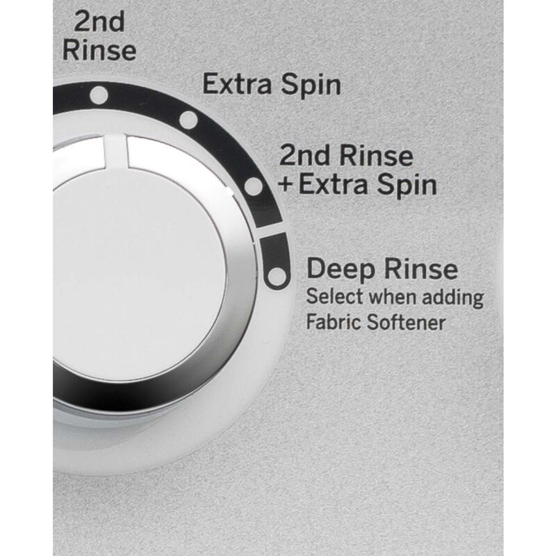 GE 27 in. 4.4 cu. ft. Top Load Washer - White on White with Silver Backsplash, , hires