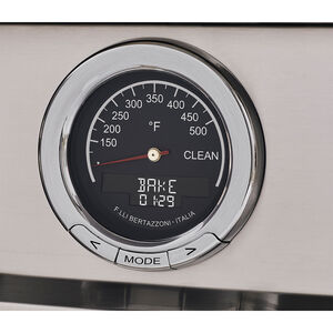 Bertazzoni Professional Series 36 in. 5.7 cu. ft. Air Fry Dual Convection Dual Fuel Range with 6 Sealed Burners & Griddle - Stainless Steel, , hires