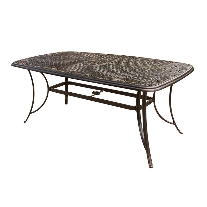 Hanover Traditions 7-Piece Outdoor Dining Set- Blue, , hires