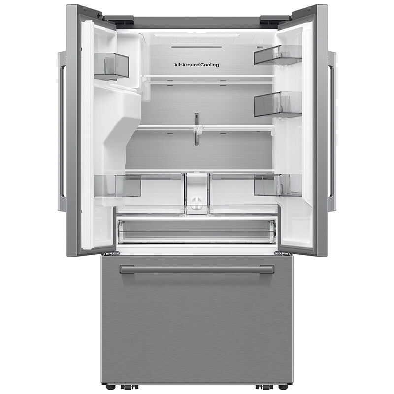 Samsung Bespoke 36 in. 24.0 cu. ft. Smart Counter Depth French Door Refrigerator with Ice & Water Dispenser - Fingerprint Resistant Stainless Steel, , hires