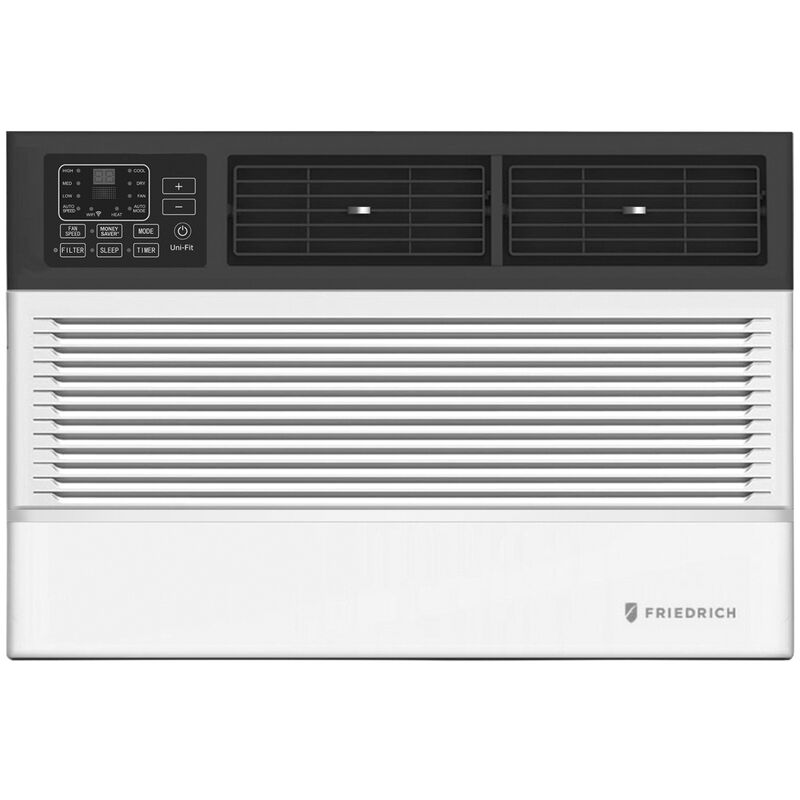 Friedrich Uni-Fit Series 14,000 BTU Heat/Cool Smart Through-the-Wall Air Conditioner with 3 Fan Speeds, Sleep Mode & Remote Control - White, , hires