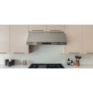 Dacor 36 in. Canopy Pro Style Smart Range Hood with 4 Speed Settings, 1200 CFM & 1 LED Light - Silver Stainless, , hires