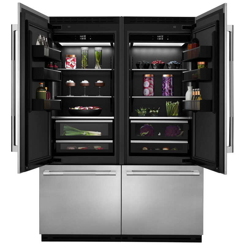 JennAir 30 in. Built-In 16.2 cu. ft. Counter Depth Bottom Freezer Refrigerator with Internal Water Dispenser - Custom Panel Ready, , hires