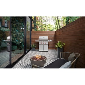 Wolf 30 in. 2-Burner Built-In Liquid Propane Gas Grill with Rotisserie & Smoker Box - Stainless Steel, , hires