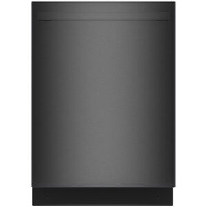 Bosch 100 Series Premium 24 in. Smart Built-In Dishwasher with Top Control, 46 dBA Sound Level, 15 Place Settings, 8 Wash Cycles & Sanitize Cycle - Black Stainless Steel, , hires