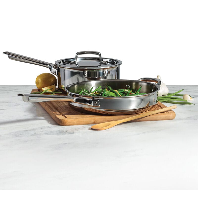 Wolf Gourmet 10 Piece Cookware Set - Stainless Steel, , hires