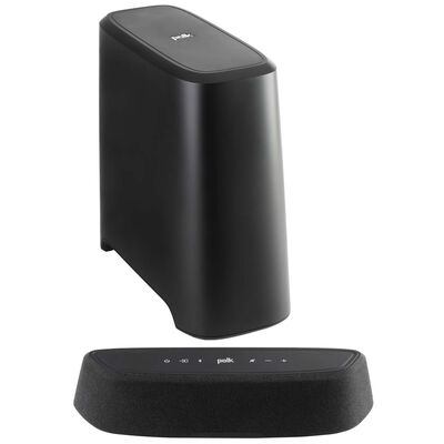 Polk Magnifi Mini AX Ultra Compact Dolby Atmos Sound Bar With Wireless Subwoofer - Black | MINI-AX