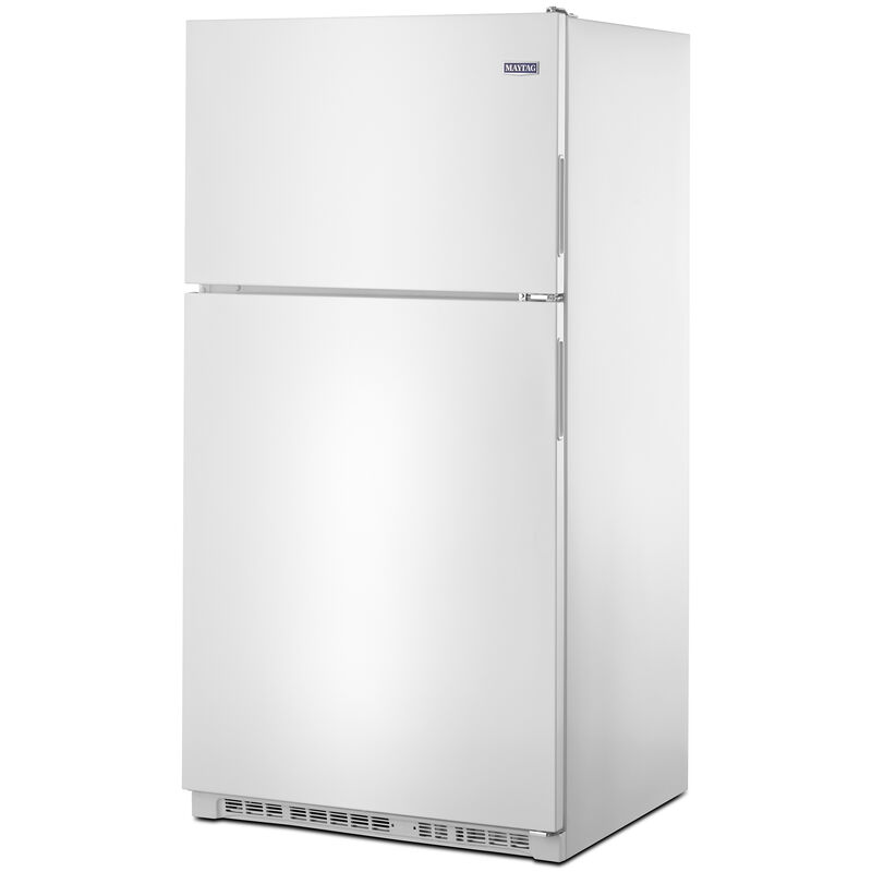 Maytag 33 in. 20.5 cu. ft. Top Freezer Refrigerator - White, White, hires