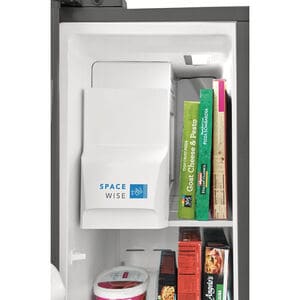 Frigidaire Gallery 36 in. 25.6 cu. ft. Side by Side Refrigerator with Ice & Water Dispenser - Black Stainless, Black Stainless, hires