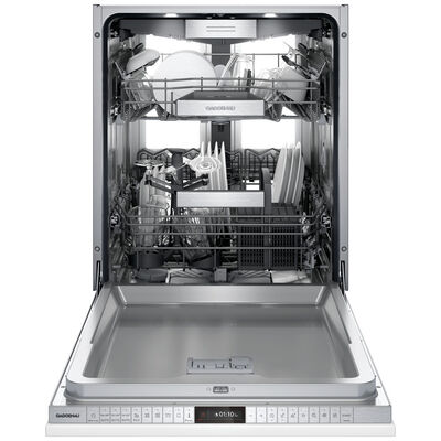 Gaggenau 400 Series 24 in. Smart Built-In Dishwasher with Top Control, 42 dBA Sound Level, 13 Place Settings, 8 Wash Cycles & Sanitize Cycle - Custom Panel Ready | DF481701F