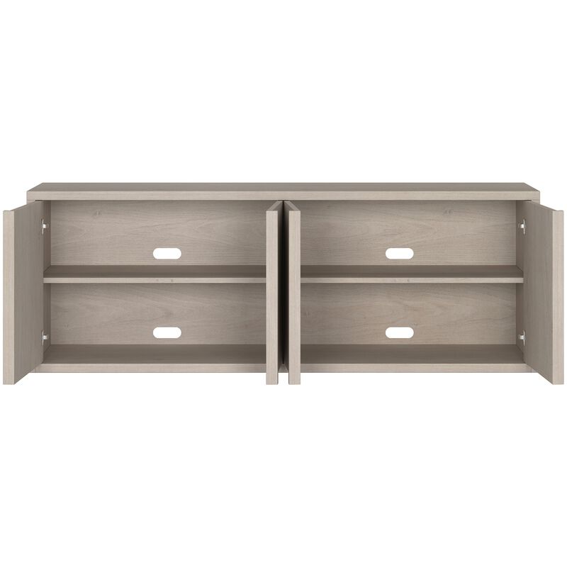Preston & Cole Adaline 68" Wide TV Stand for TVs up to 75" - Alder White, , hires