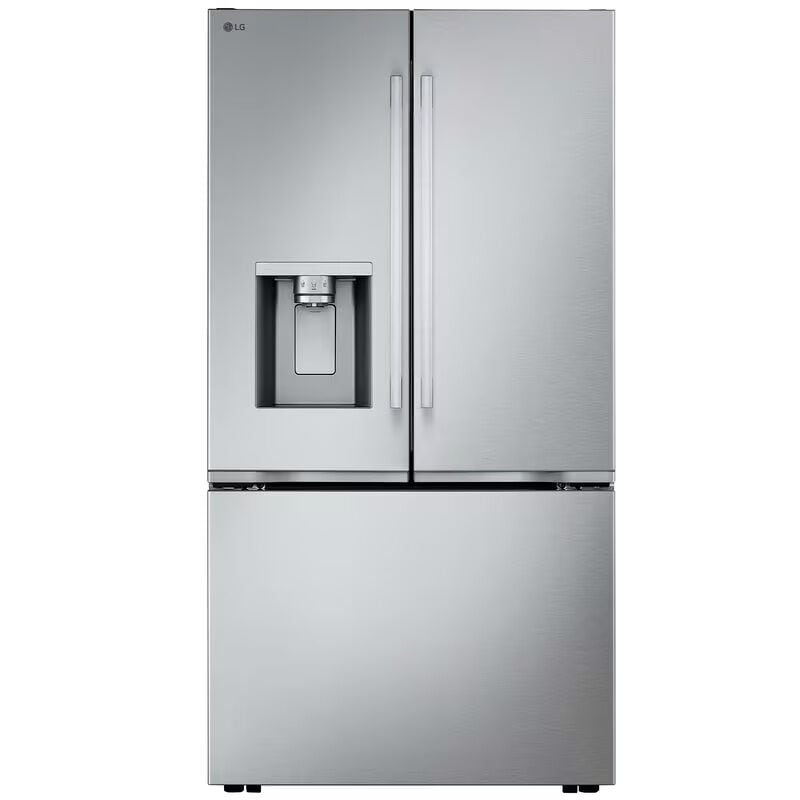 LG 36 in. 23.7 cu. ft. Smart Counter Depth French Door Refrigerator with Ice & Water Dispenser - PrintProof Stainless Steel, , hires
