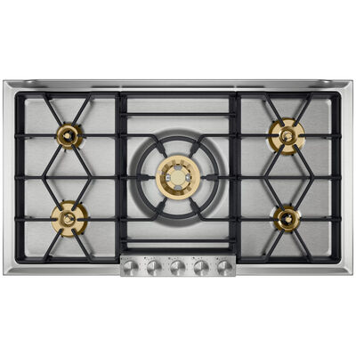 Gaggenau 200 Series 36 in. 5-Burner Natural Gas Cooktop with Power Burner - Stainless Steel | VG295250CA