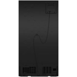 GE 36 in. 23.6 cu. ft. Counter Depth Side-by-Side Refrigerator with Ice & Water Dispenser - Fingerprint Resistant Stainless, Fingerprint Resistant Stainless, hires