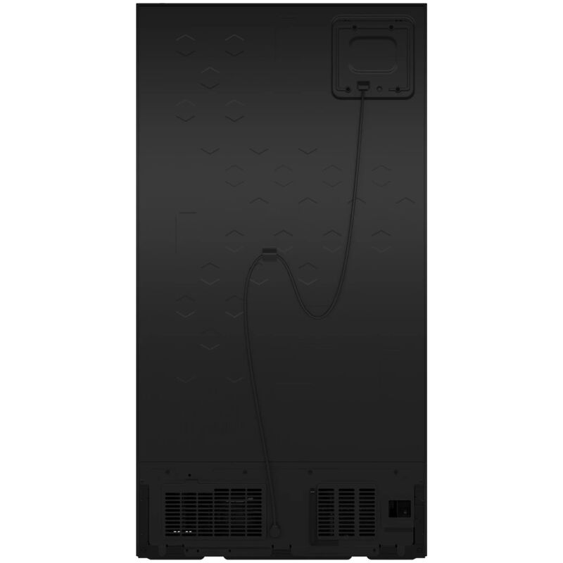 GE 36 in. 23.6 cu. ft. Counter Depth Side-by-Side Refrigerator with Ice & Water Dispenser - Fingerprint Resistant Stainless, Fingerprint Resistant Stainless, hires