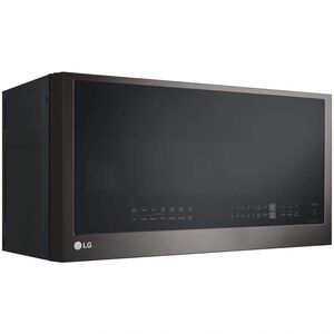 LG 30 in. 2.0 cu. ft. 1050W Smart Over-the-Range Microwave with 400 CFM & Sensor Cooking - PrintProof Black Stainless Steel, PrintProof Black Stainless Steel, hires
