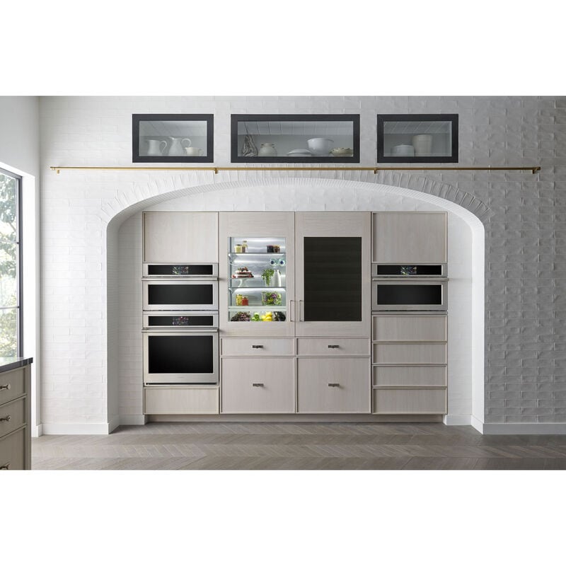 Monogram 30 in. 14.6 cu. ft. Built-In Counter Depth Bottom Freezer Refrigerator with Ice Maker - Custom Panel Ready, , hires