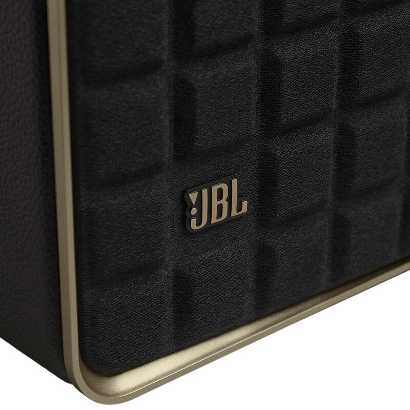 JBL Authentics 500 Hi-Fidelity Smart Home Speaker with Wi-Fi, Bluetooth & Voice Assistants with Retro Design - Black, , hires