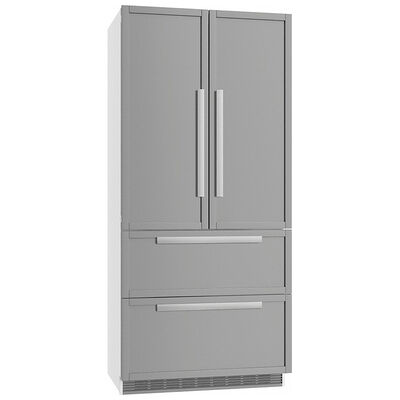 Miele 36 in. 18.9 cu. ft. Built-In Counter Depth 4-Door French Door Refrigerator with Ice Maker - Custom Panel Ready | KFNF9955IDE