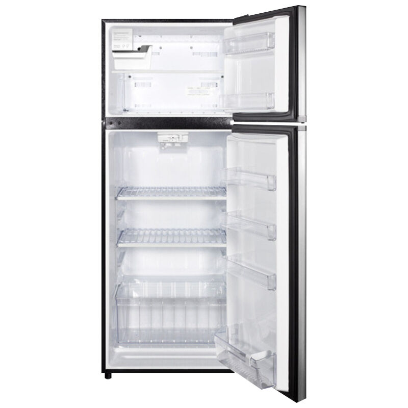 Summit 24 in. 10.3 cu. ft. Counter Depth Top Freezer Refrigerator - Stainless Steel, , hires
