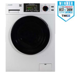 Equator 24 in. 1.9 cu. ft. Electric Front Load All-in-One Laundry Center with Sanitize Cycle & Sensor Dry - White, White, hires