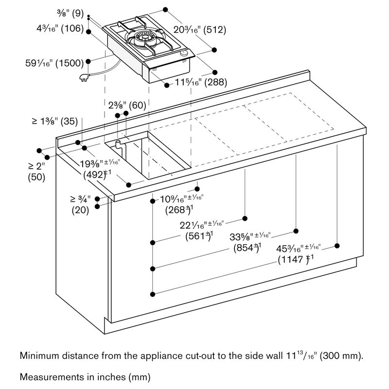 Gaggenau Vario 200 Series 12 in. 1-Burner Natural Gas Cooktop with Simmer Burner & Power Burner - Stainless Steel, , hires