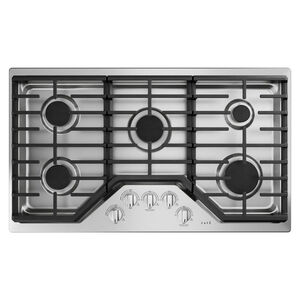 Cafe 36 in. Natural Gas Cooktop with 5 Sealed Burners - Stainless Steel, , hires