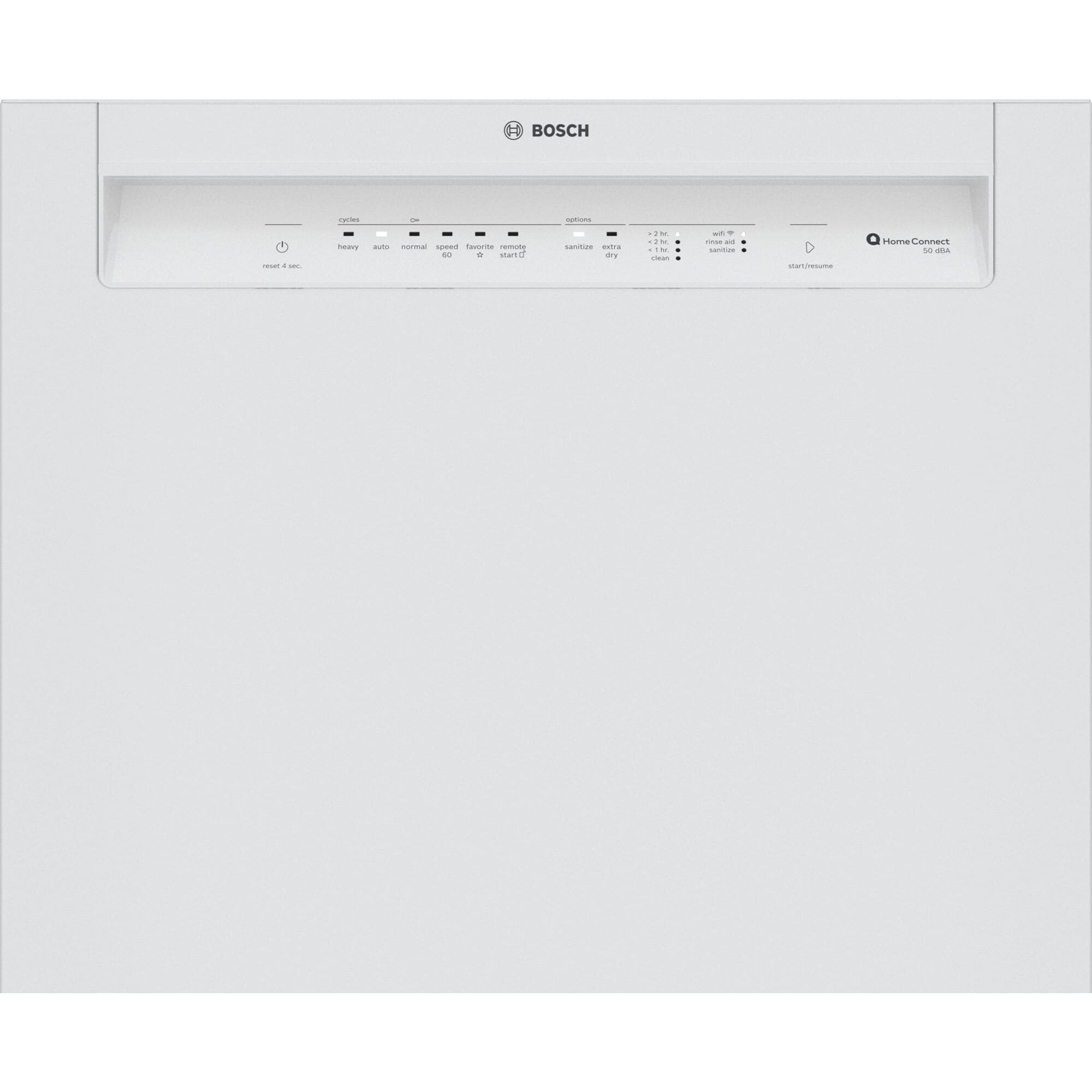 Bosch 100 Series 24 in. Smart Built In Dishwasher with Front