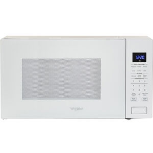 Whirlpool 22 in. 1.6 cu. ft. 1200W Countertop Microwave with Sensor Cooking - White, , hires