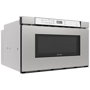 Sharp 24 in. 1.2 cu. ft. 950W Drawer Microwave with Sensor Cooking - Stainless Steel, , hires