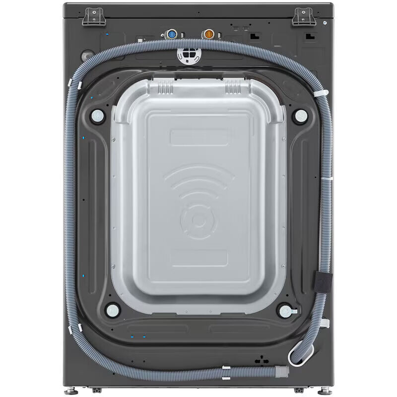 LG 27 in. 5.0 cu. ft. Stackable Front Load Washer with 6 Motion Technology, Tub Clean System & Speed Wash Cycle - Middle Black, , hires